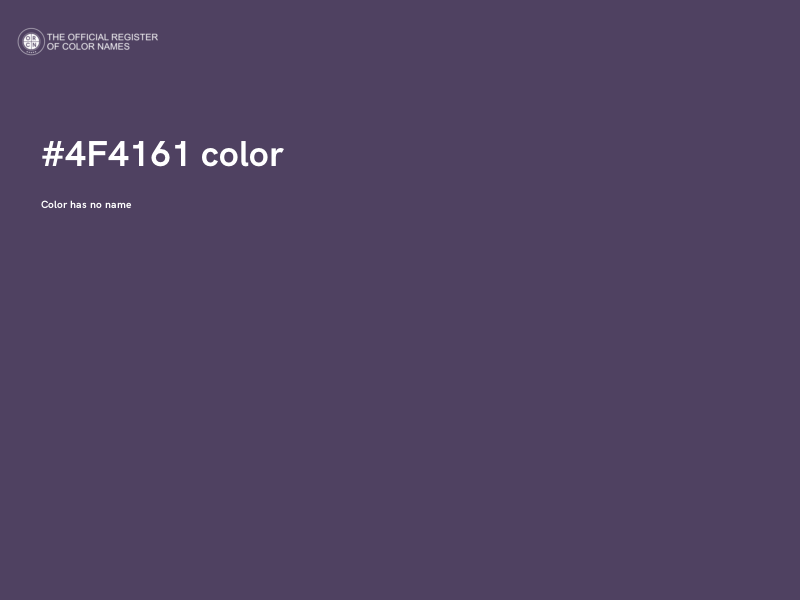 #4F4161 color image