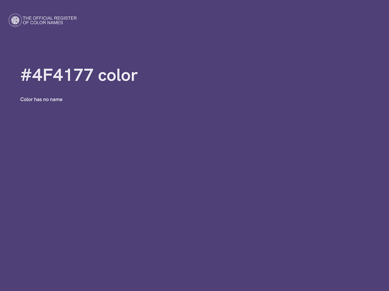 #4F4177 color image