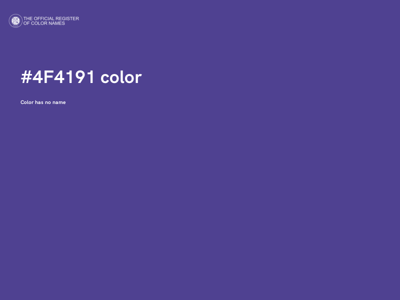 #4F4191 color image