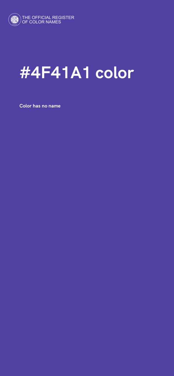 #4F41A1 color image