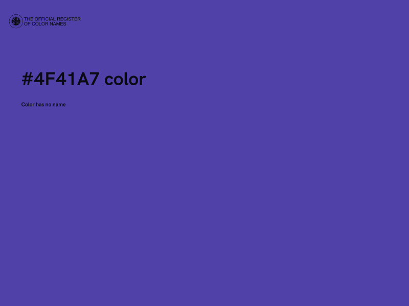 #4F41A7 color image