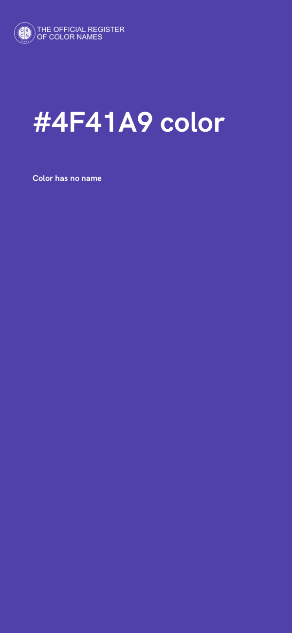 #4F41A9 color image