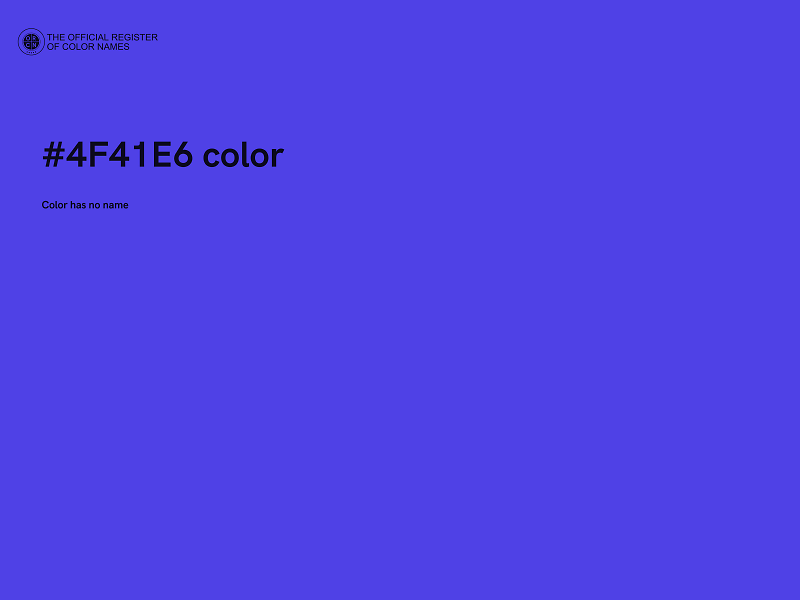 #4F41E6 color image