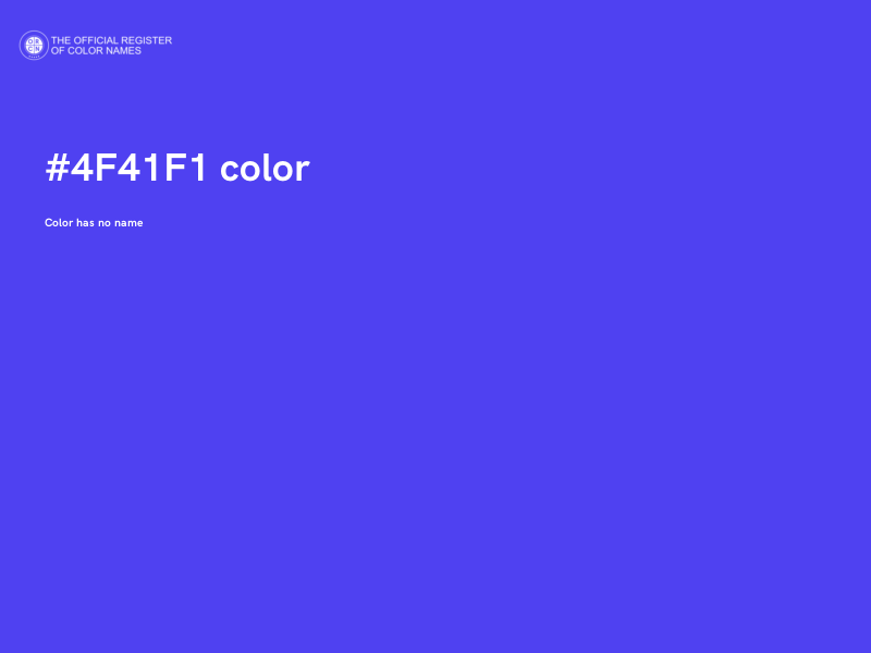 #4F41F1 color image