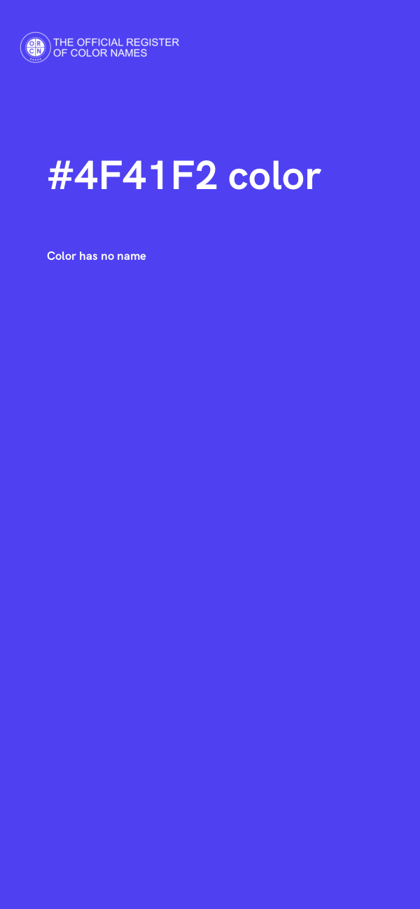 #4F41F2 color image