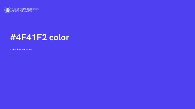 #4F41F2 color image