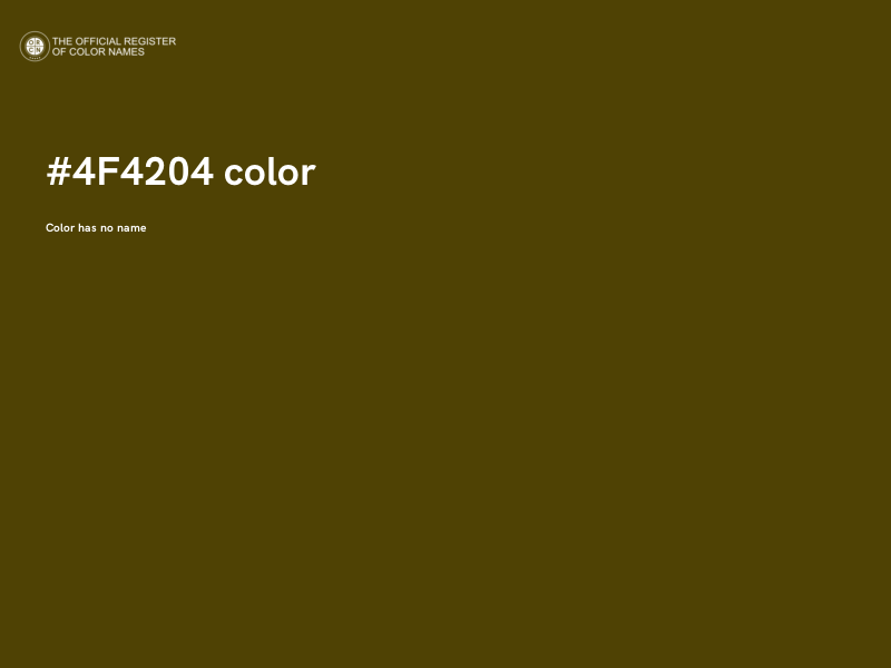 #4F4204 color image