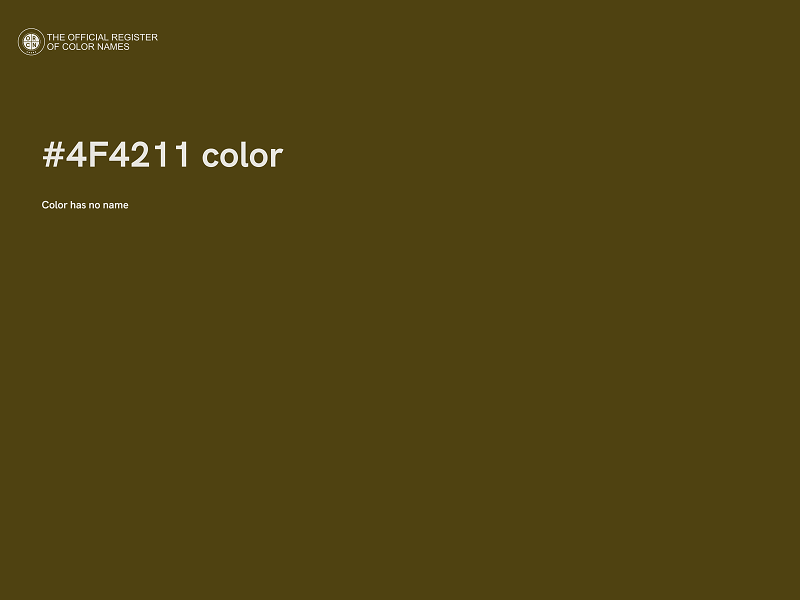 #4F4211 color image