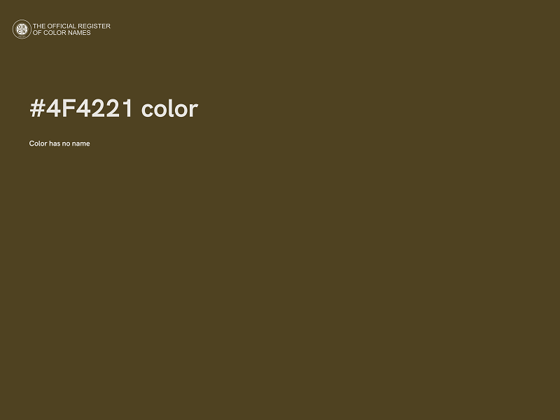 #4F4221 color image