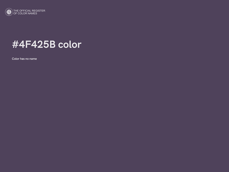 #4F425B color image