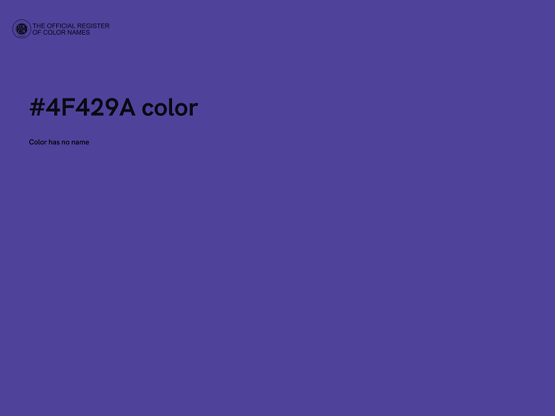 #4F429A color image