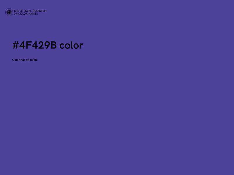 #4F429B color image