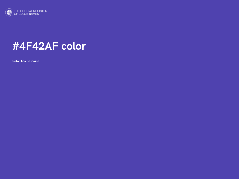 #4F42AF color image