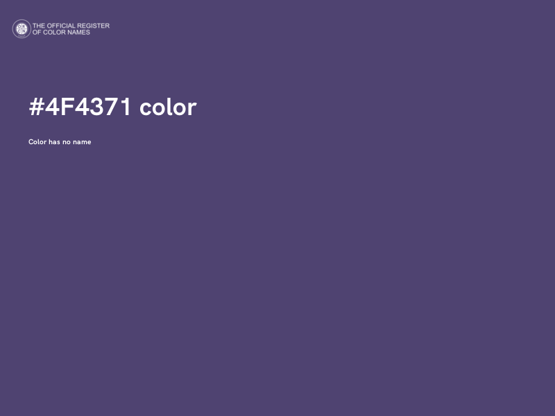 #4F4371 color image