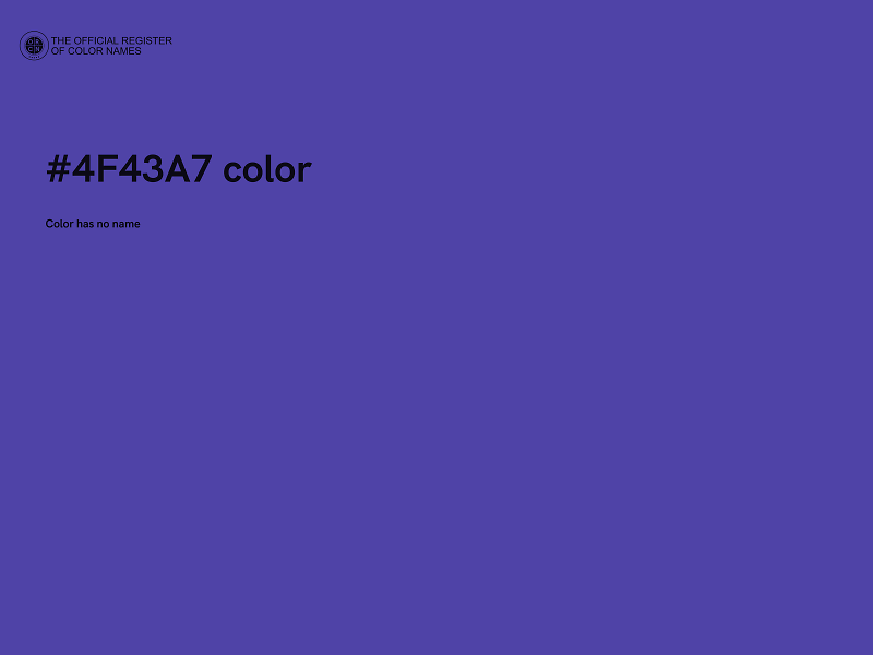 #4F43A7 color image