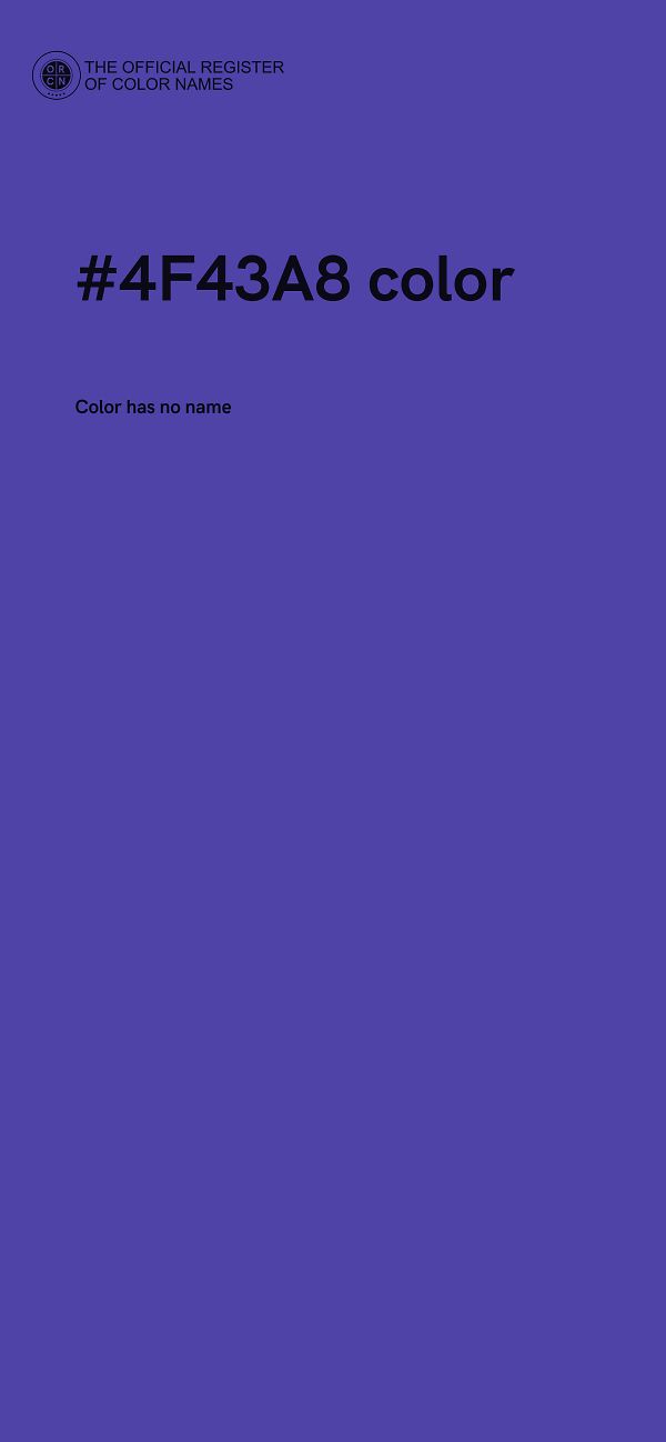 #4F43A8 color image