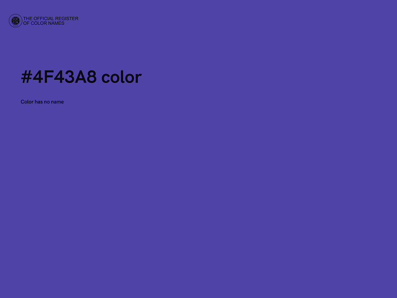#4F43A8 color image