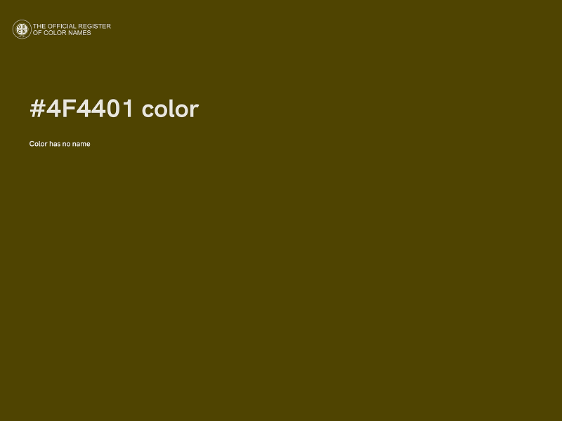 #4F4401 color image