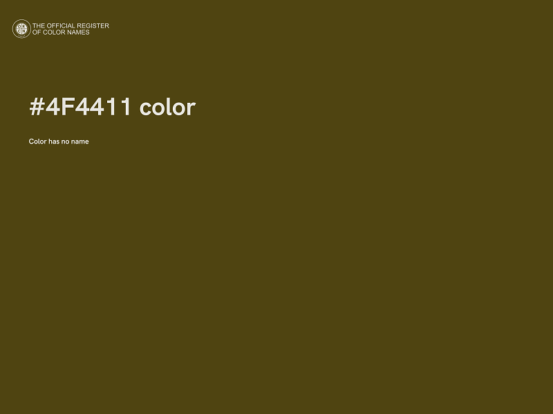 #4F4411 color image