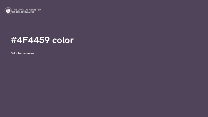 #4F4459 color image