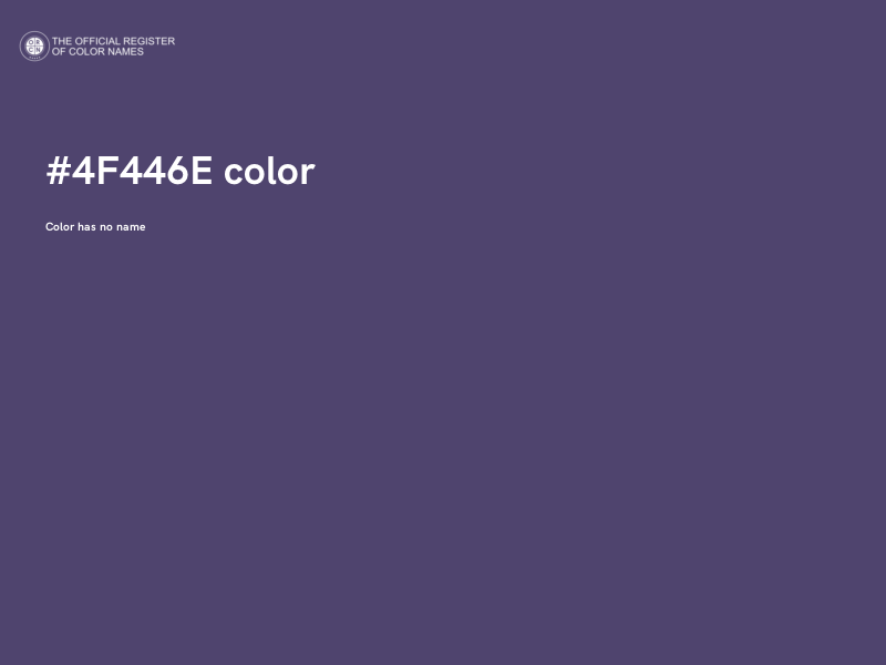 #4F446E color image