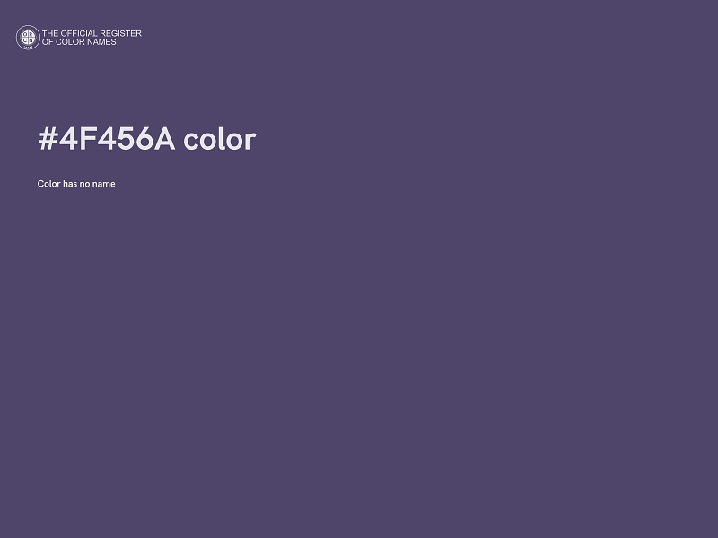 #4F456A color image