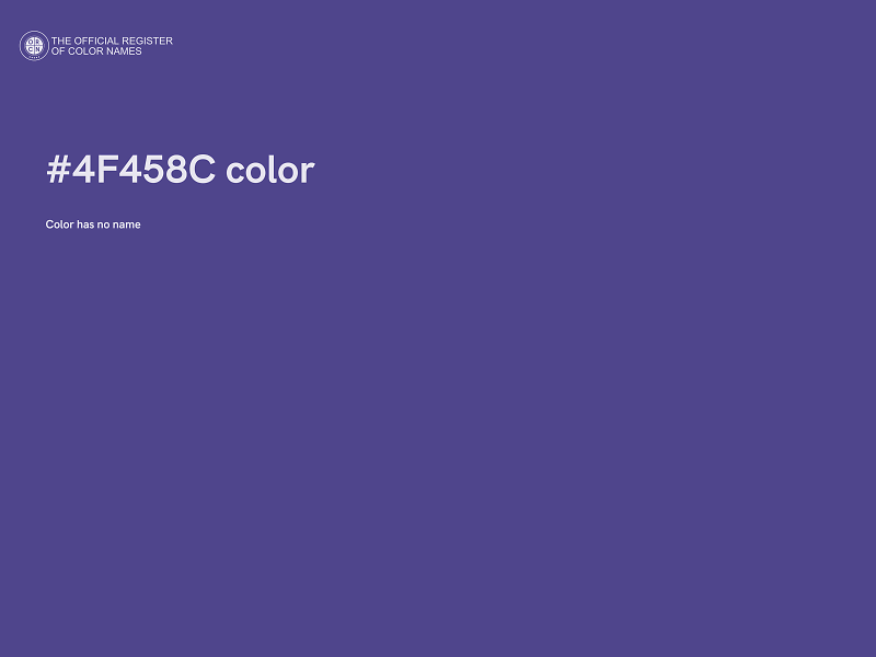 #4F458C color image