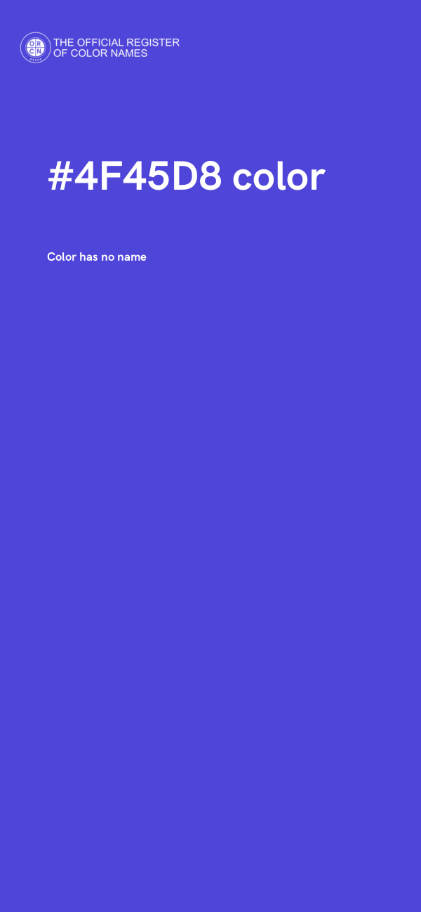 #4F45D8 color image