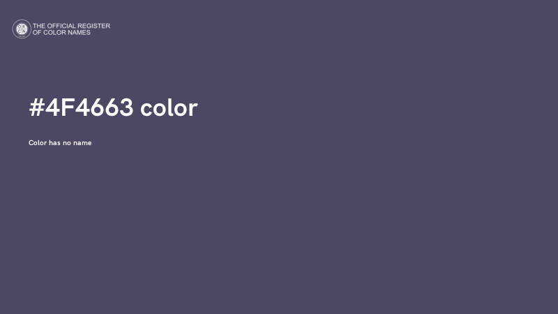 #4F4663 color image