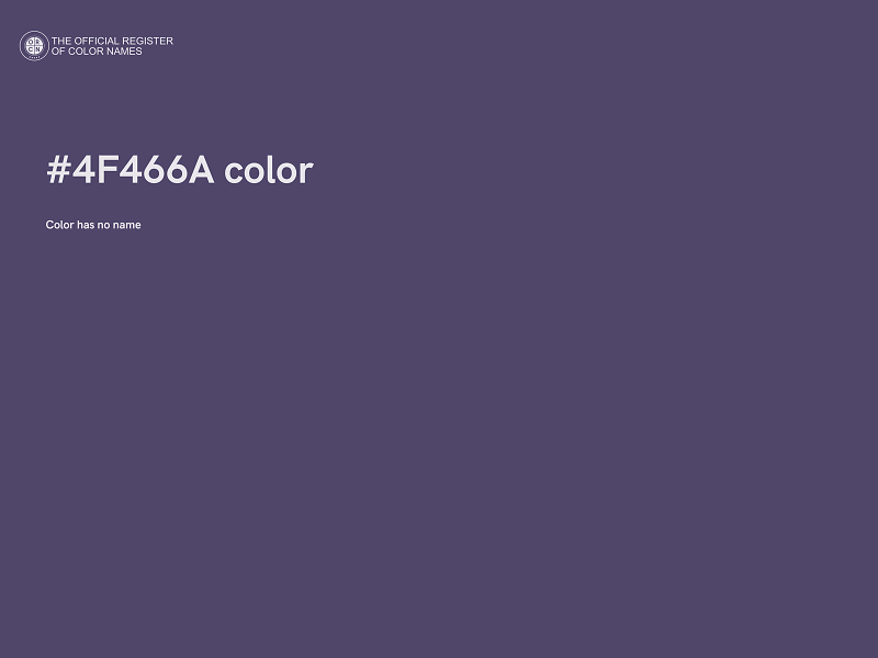 #4F466A color image