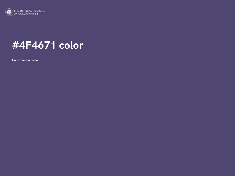 #4F4671 color image