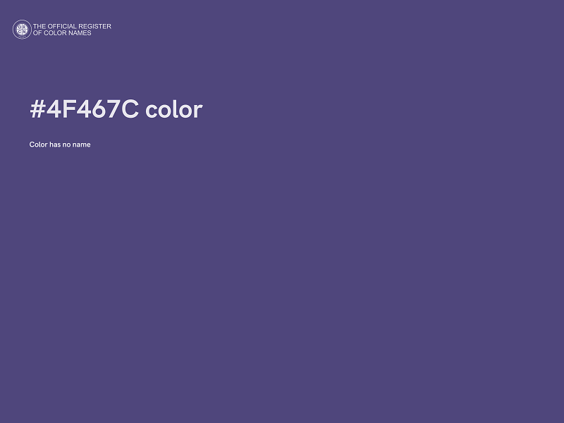 #4F467C color image