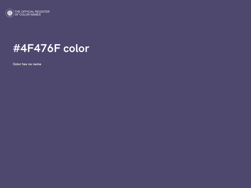 #4F476F color image