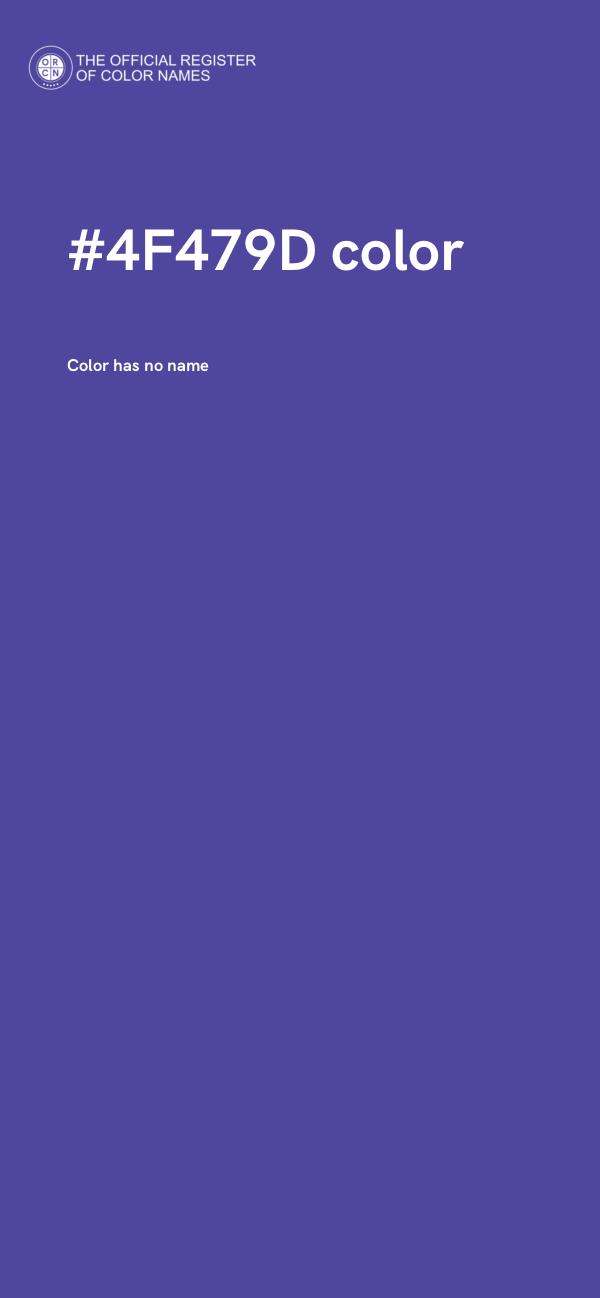 #4F479D color image