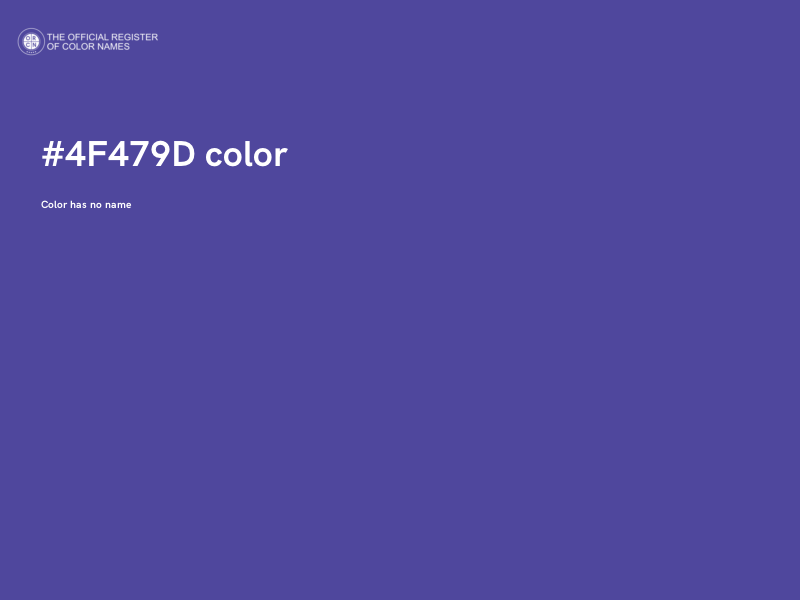 #4F479D color image