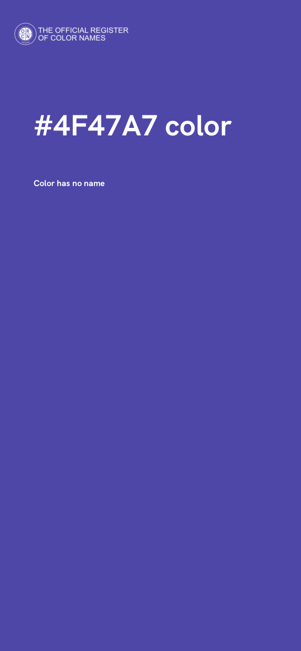 #4F47A7 color image