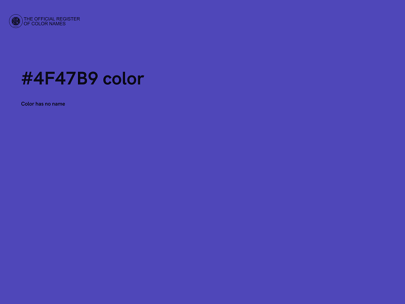 #4F47B9 color image