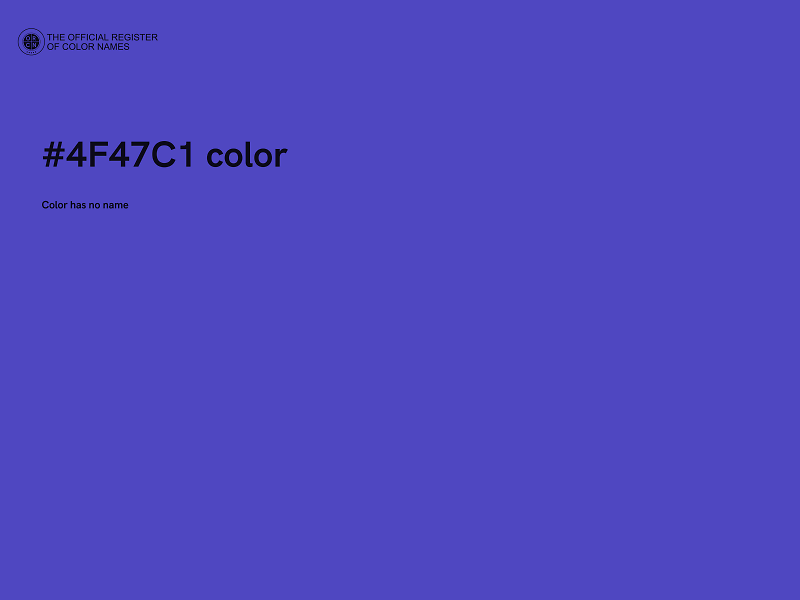 #4F47C1 color image