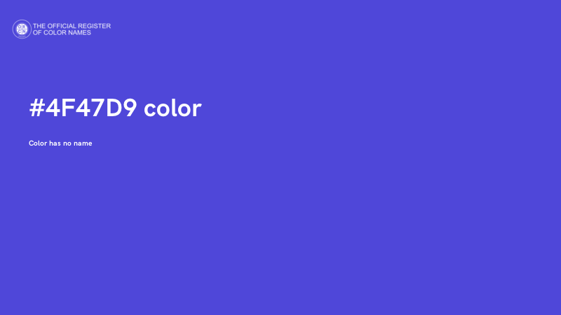 #4F47D9 color image