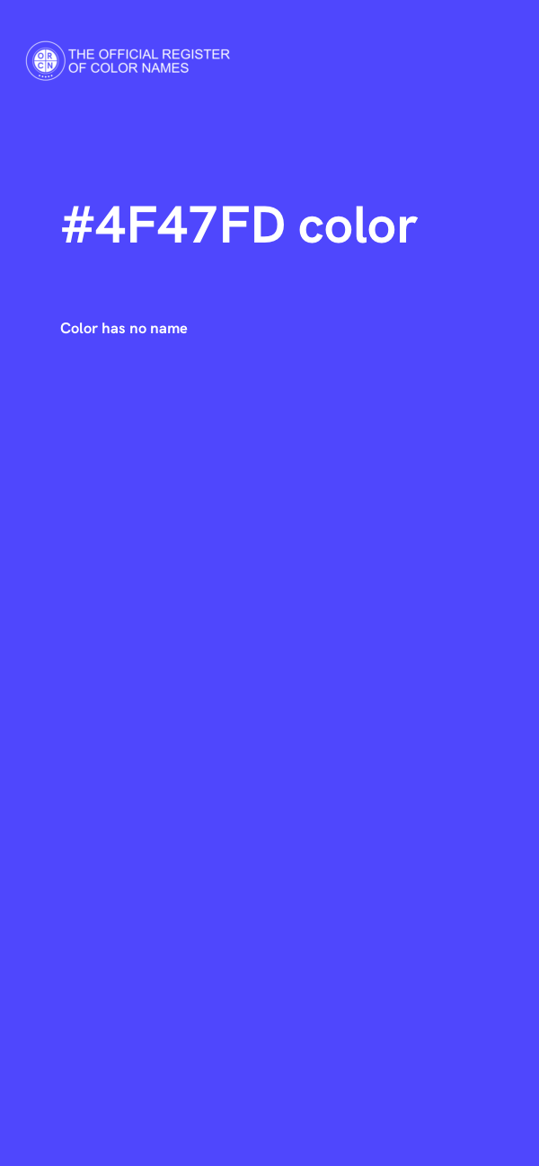 #4F47FD color image