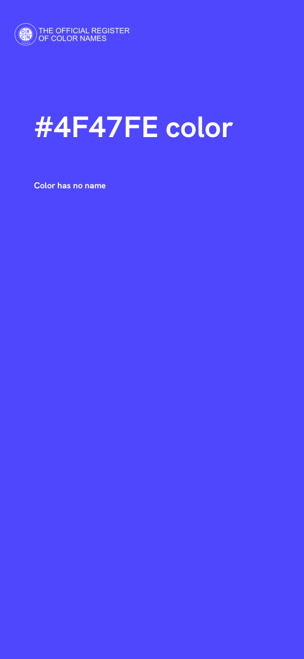 #4F47FE color image