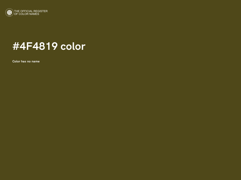 #4F4819 color image