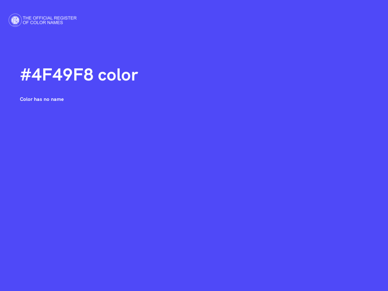 #4F49F8 color image