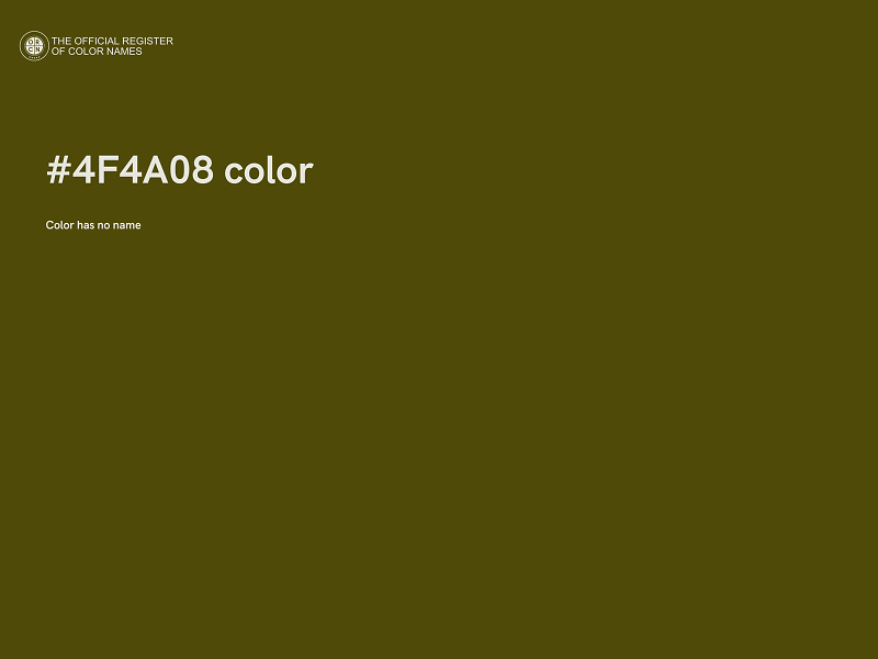 #4F4A08 color image