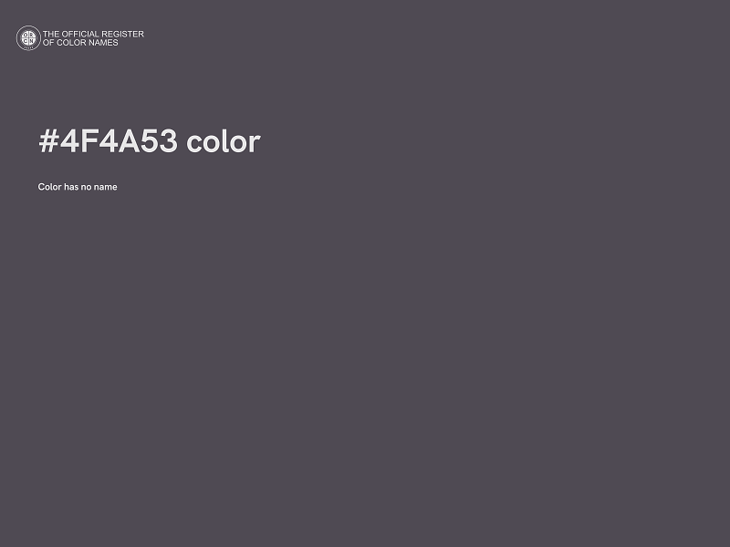 #4F4A53 color image