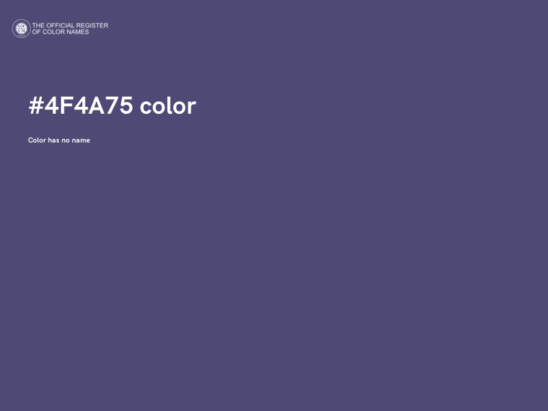 #4F4A75 color image