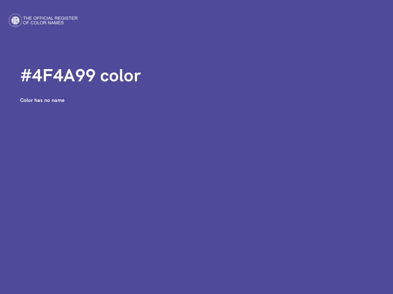 #4F4A99 color image