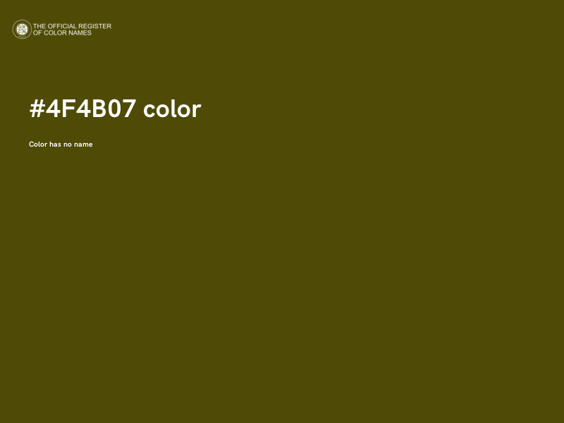 #4F4B07 color image