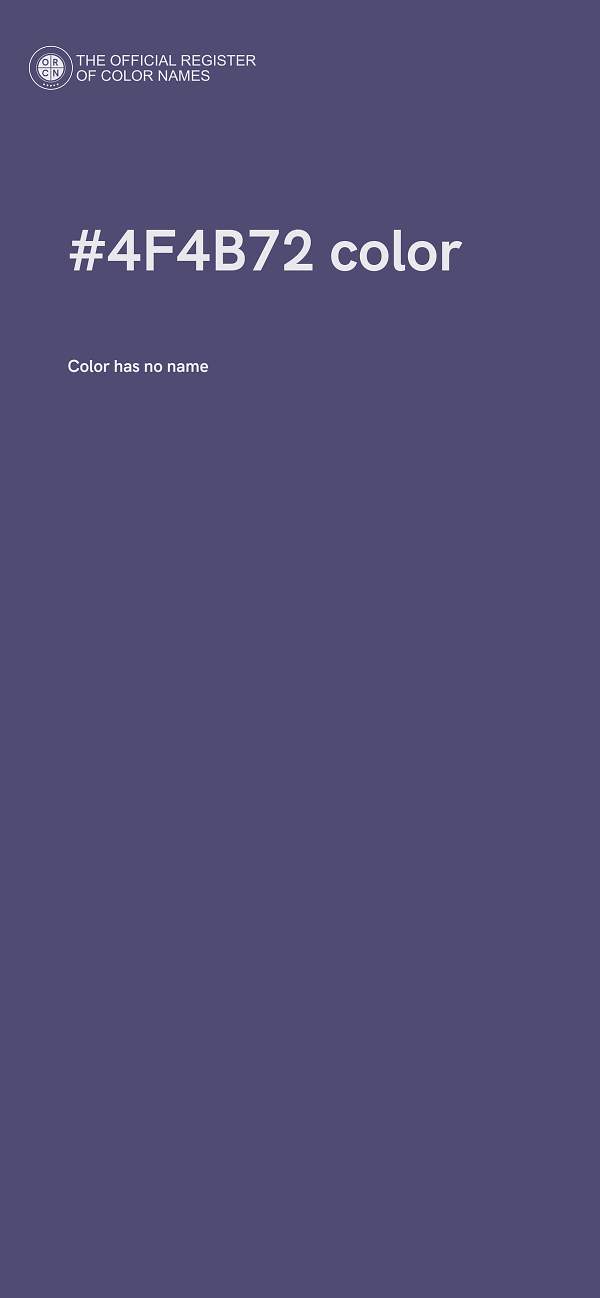 #4F4B72 color image