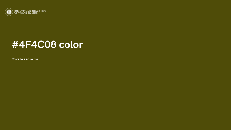 #4F4C08 color image